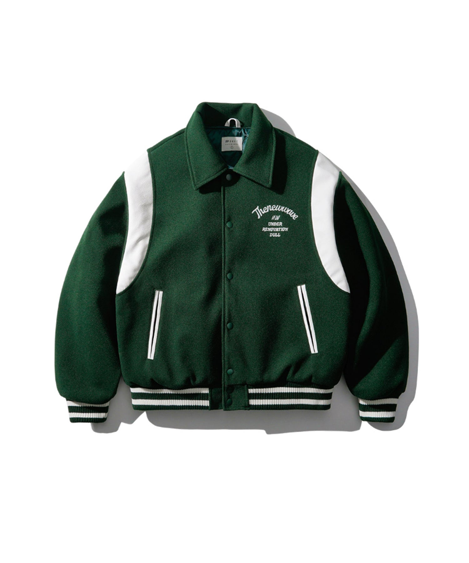 FEPL (ペプル) - ザニューウェーブウール襟付きバーシティジャケット