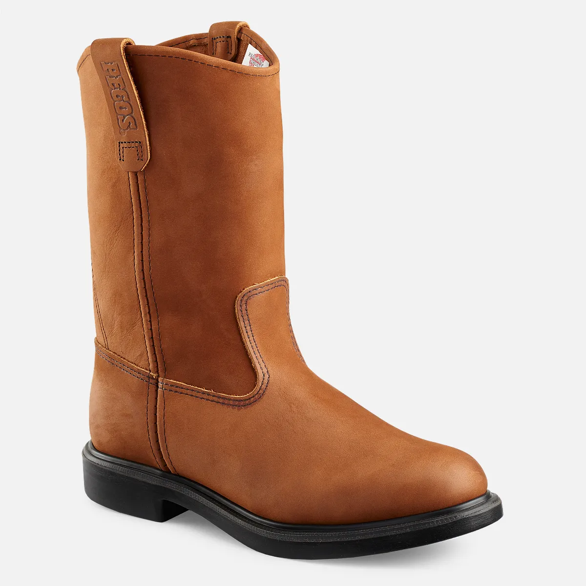 Men's SuperSole® 11-inch Soft Toe Pull-On Boot Light Brown 1105