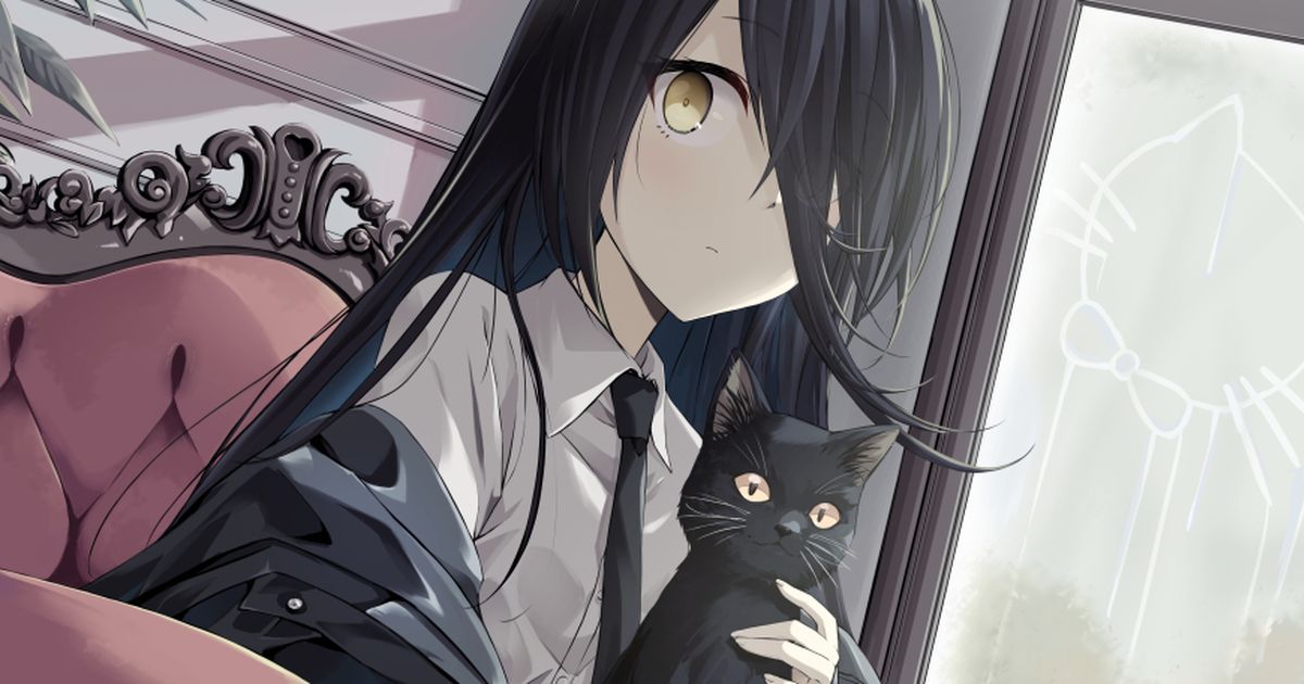 猫と女の子」のイラスト特集