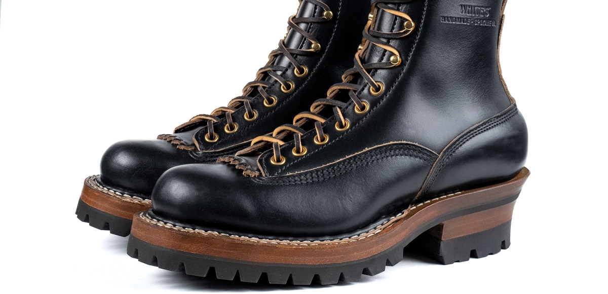 ホワイツブーツ] WHITE'S BOOTS 375LTT-V Smoke Jumper 7'' Black