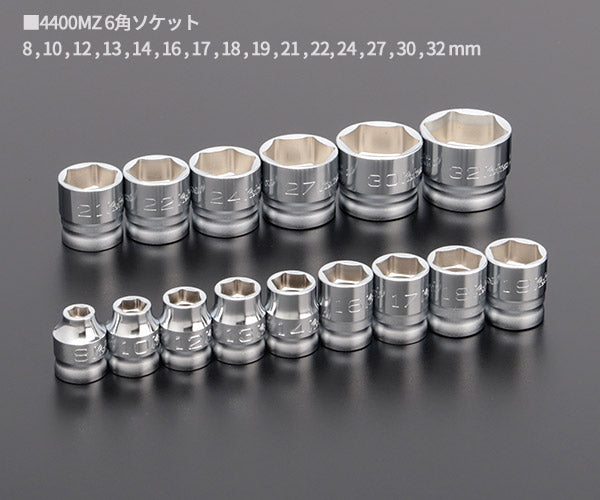 Z-eal 12.7sq.ソケットレンチセット21点組 4285Z-G72 1/2ソケット