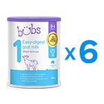 Bubs (バブズ) ヤギミルク・ゴートミルク ステップ1 (0～6カ月) 大缶