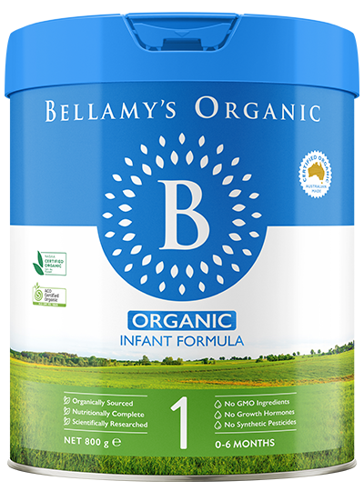 Bellamy's（ベラミーズ）オーガニック粉ミルク 大缶 800g 混合2缶