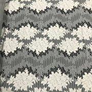 Double Knit Jacquard Flower Print - Sold by the Yard – Elotex Fabric