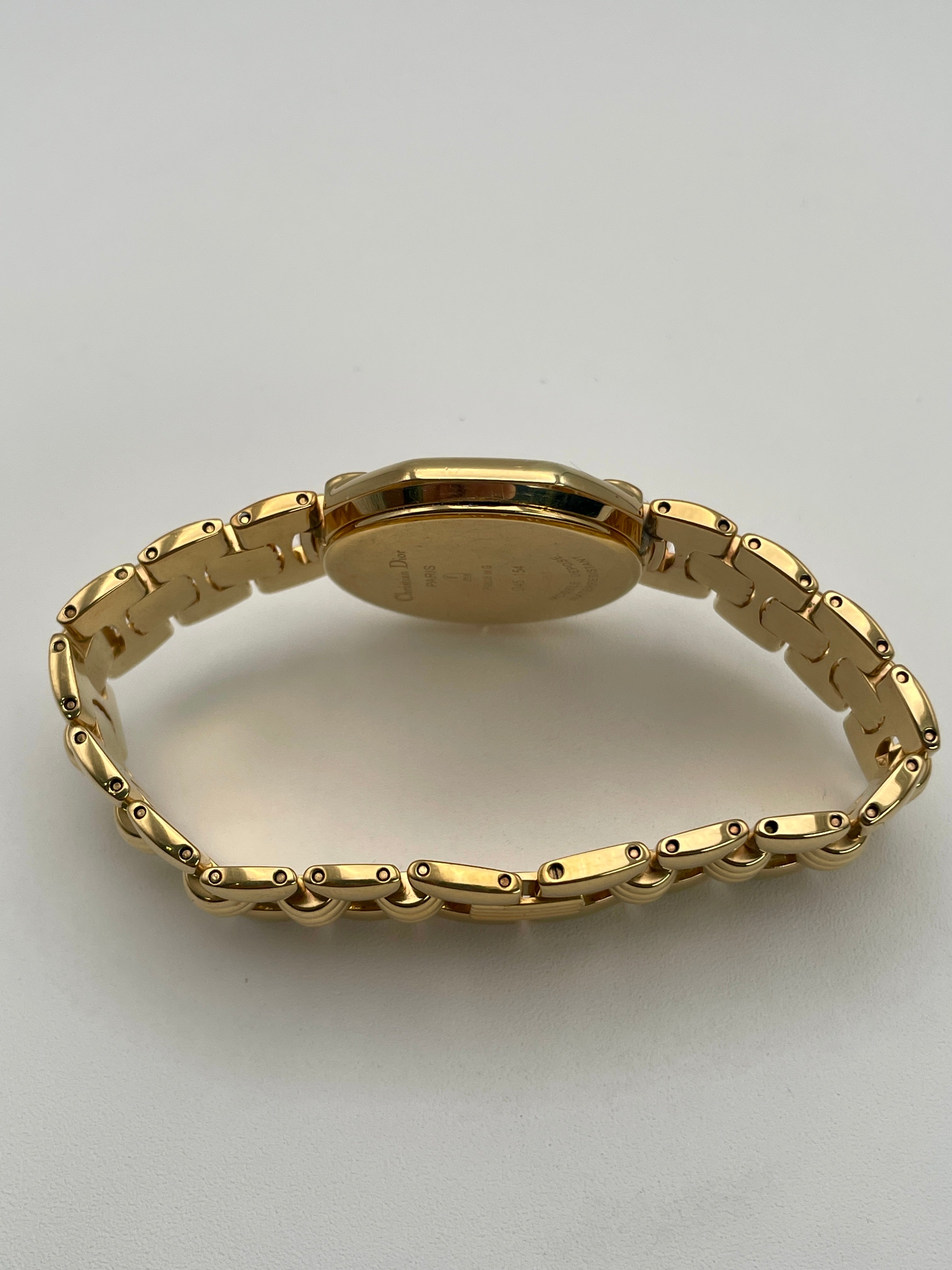 Christian Dior Déposé Octagon Vintage Women's Watch in Gold