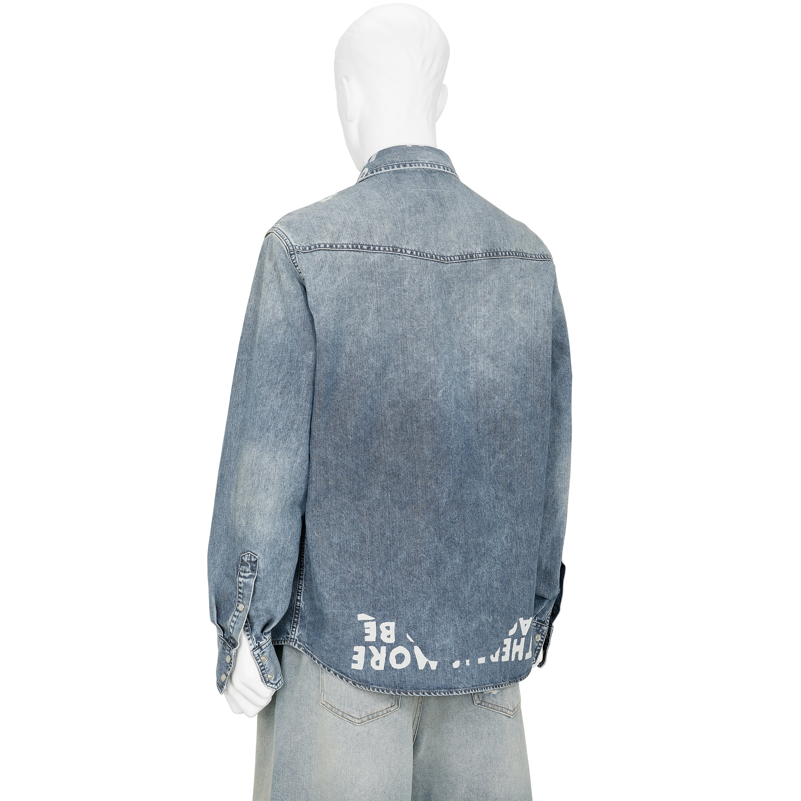 DENIM WESTERN SHIRT LIGHT BLUE - MM6 Maison Margiela(エムエム