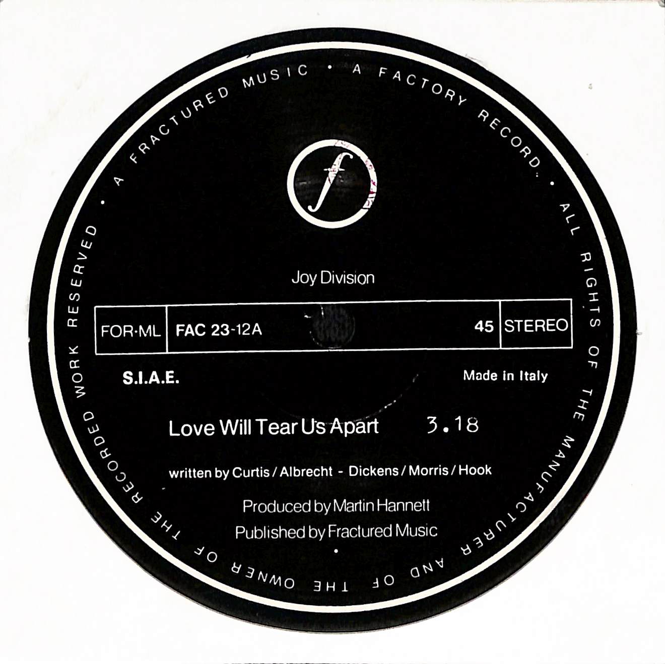 Love Will Tear Us Apart – ELLA ONLINE