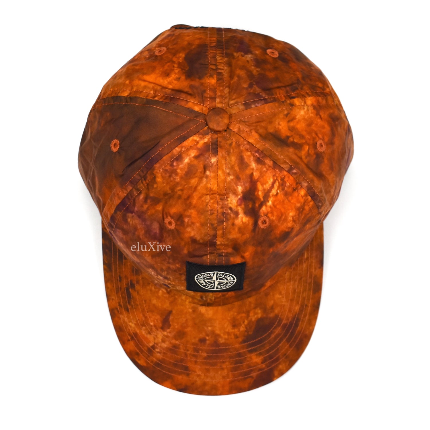 Supreme x Stone Island - Logo Patch Nylon Hat (Coral) – eluXive