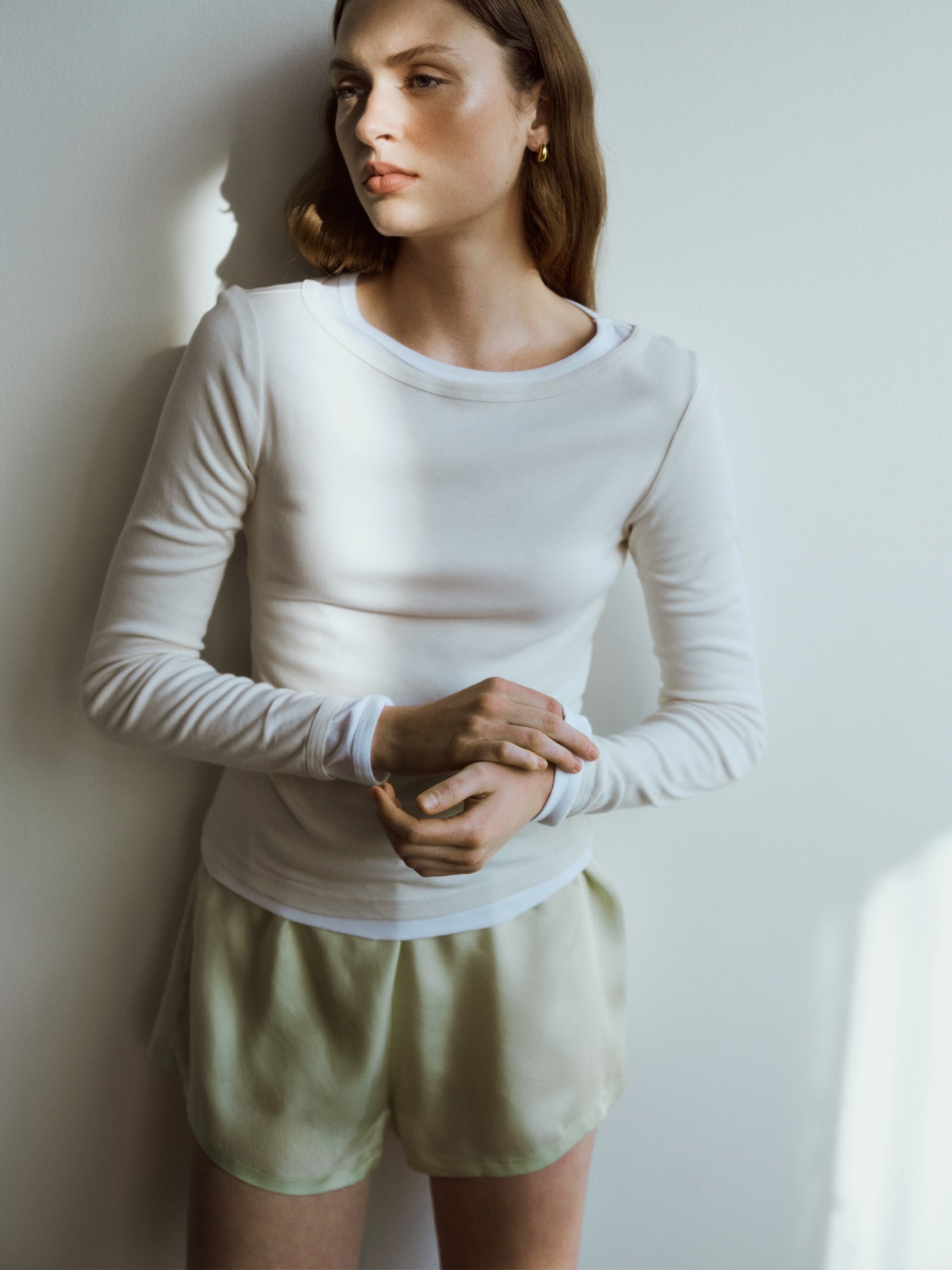 Silk Rib Boatneck Top | Black – Enza Costa