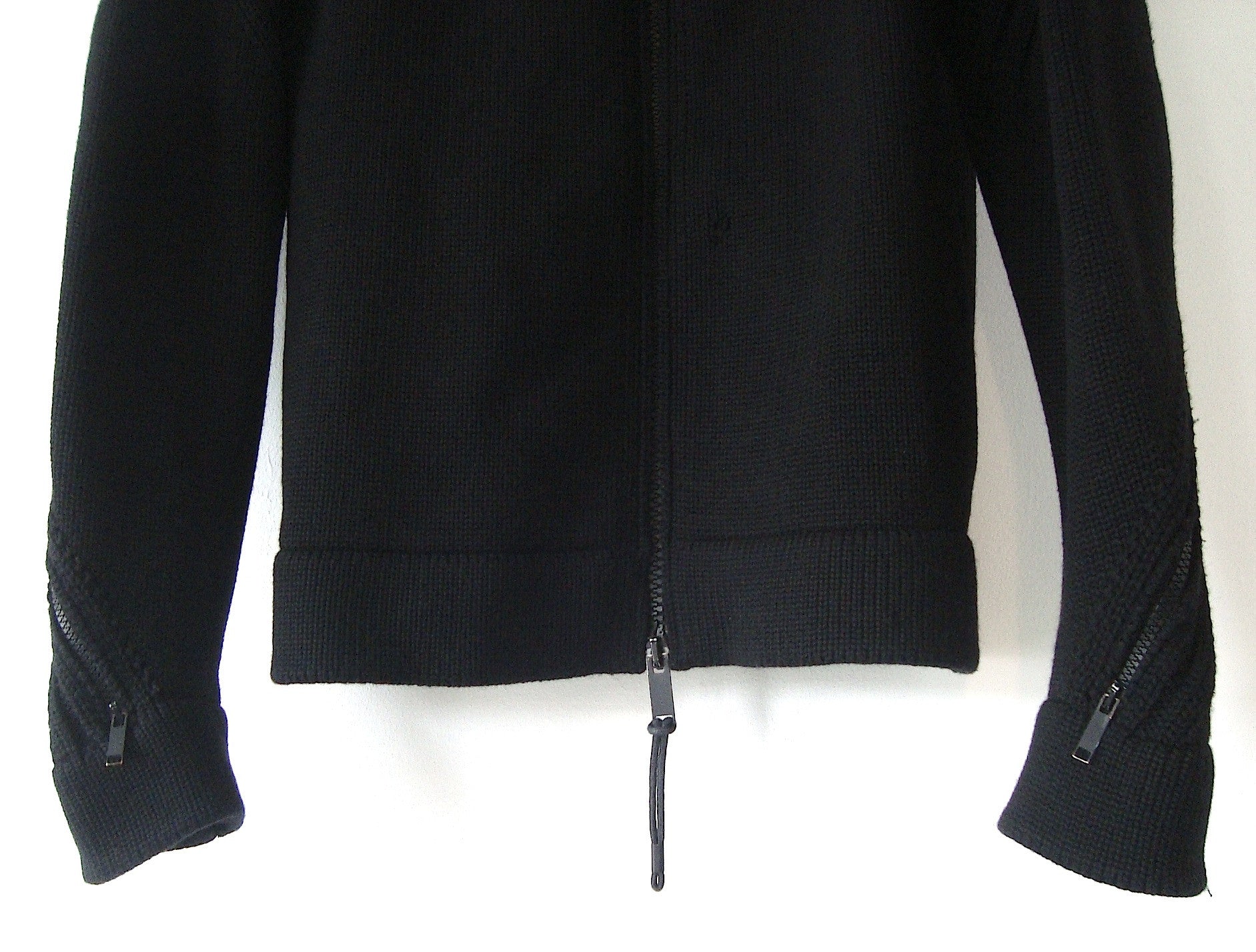 Dior Homme 2003 Heavy Merino Wool Biker Cardigan – ENDYMA