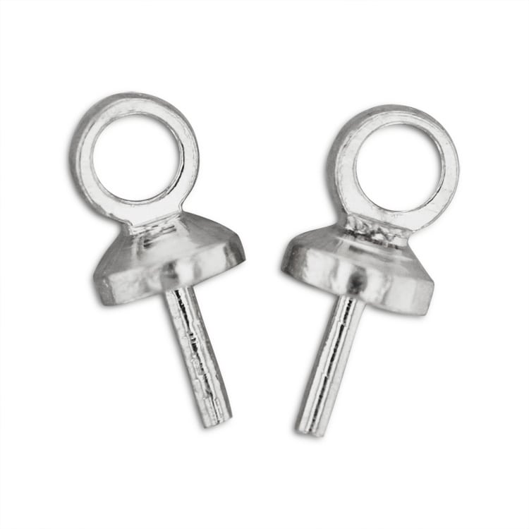 ヒートン R 約6mm×3mm（大袋)｜アクセサリー基礎金具【パーツクラブ