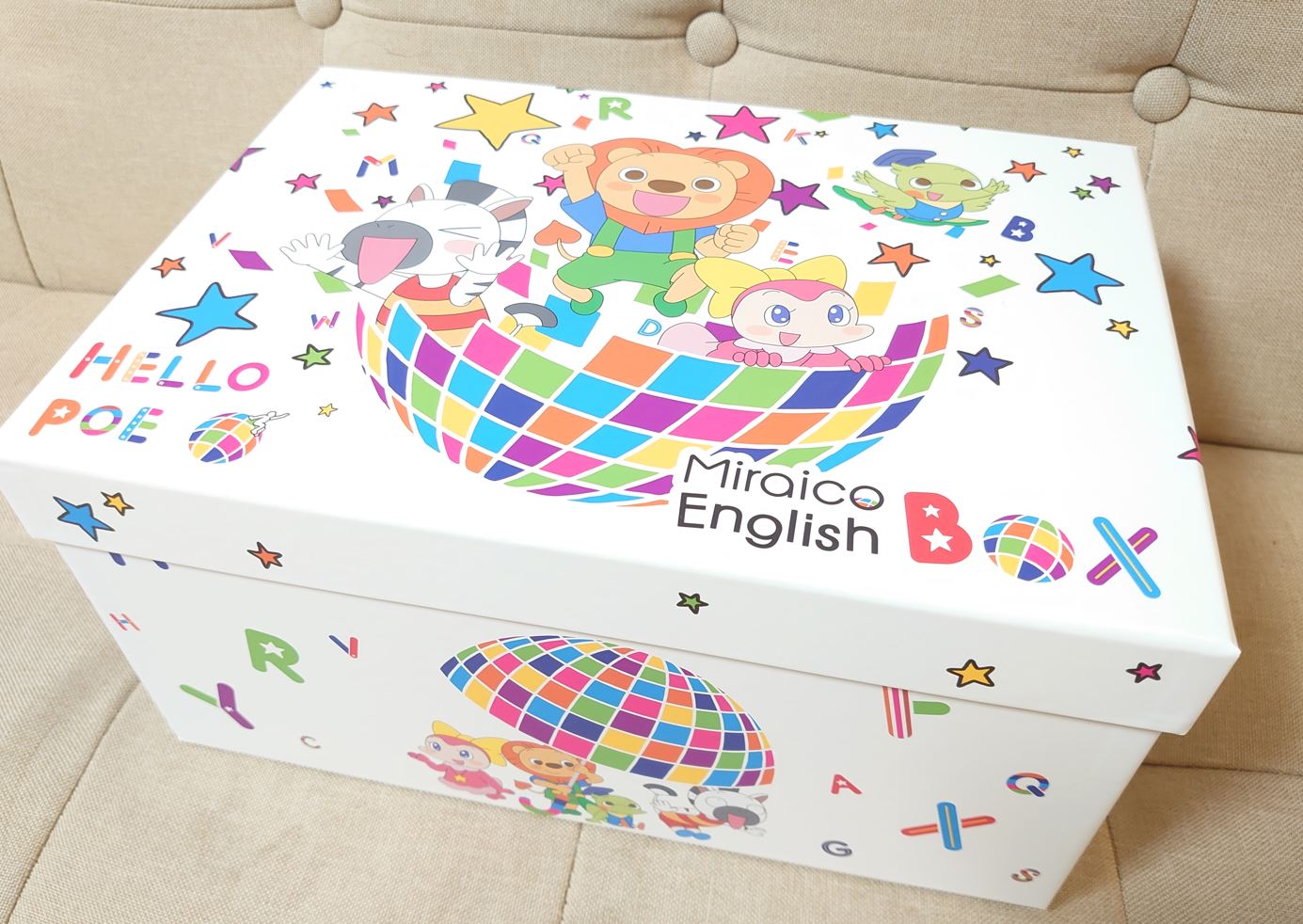 約1年間、子ども向け英語DVD「ミライコイングリッシュ」を見続けた