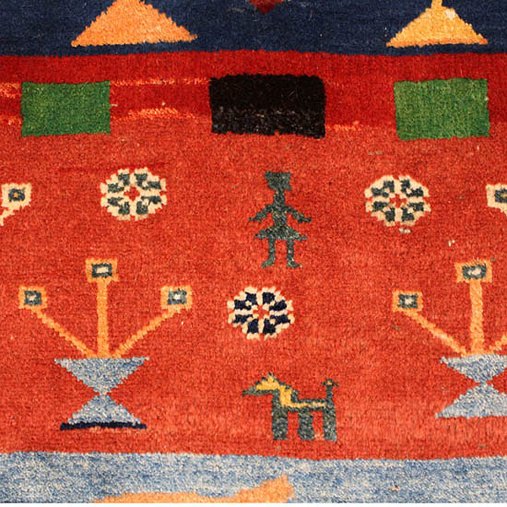 774 ギャッベ（ギャベ） 156×111cm｜ギャッベ｜ペルシャ絨毯の