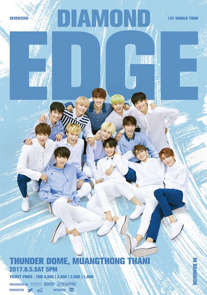 2017 SEVENTEEN 1ST WORLD TOUR DIAMOND EDGE IN BANGKOK - ESJAPAN