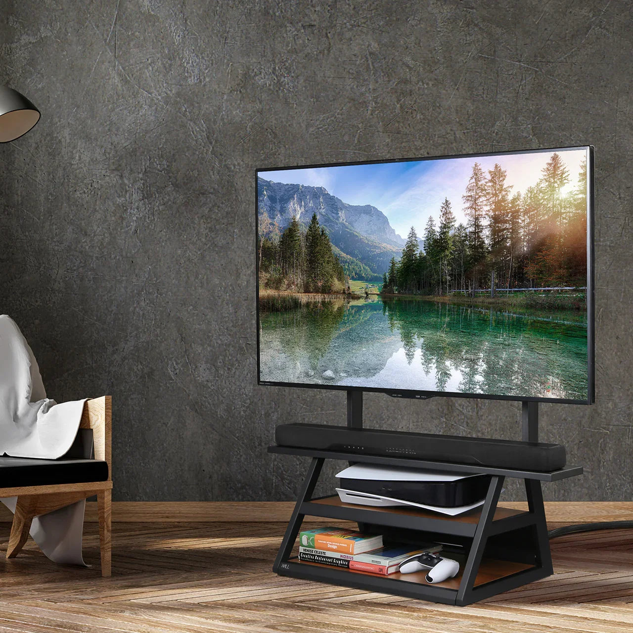 WALL INTERIOR TVSTAND M1 CASTER