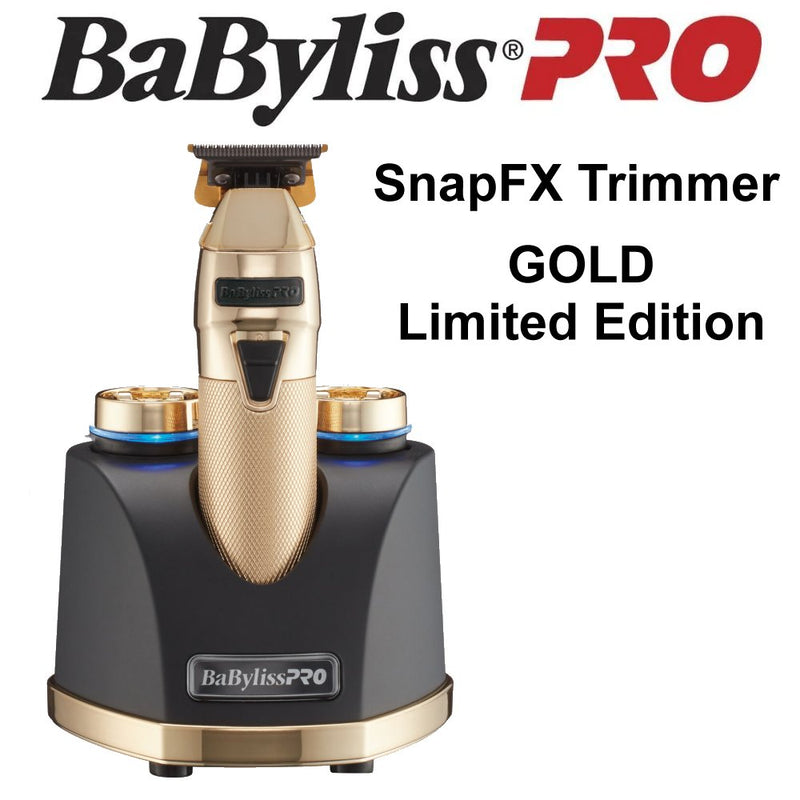 BaBylissPRO SnapFX Trimmer (GOLD Limited Edition) - with Snap In