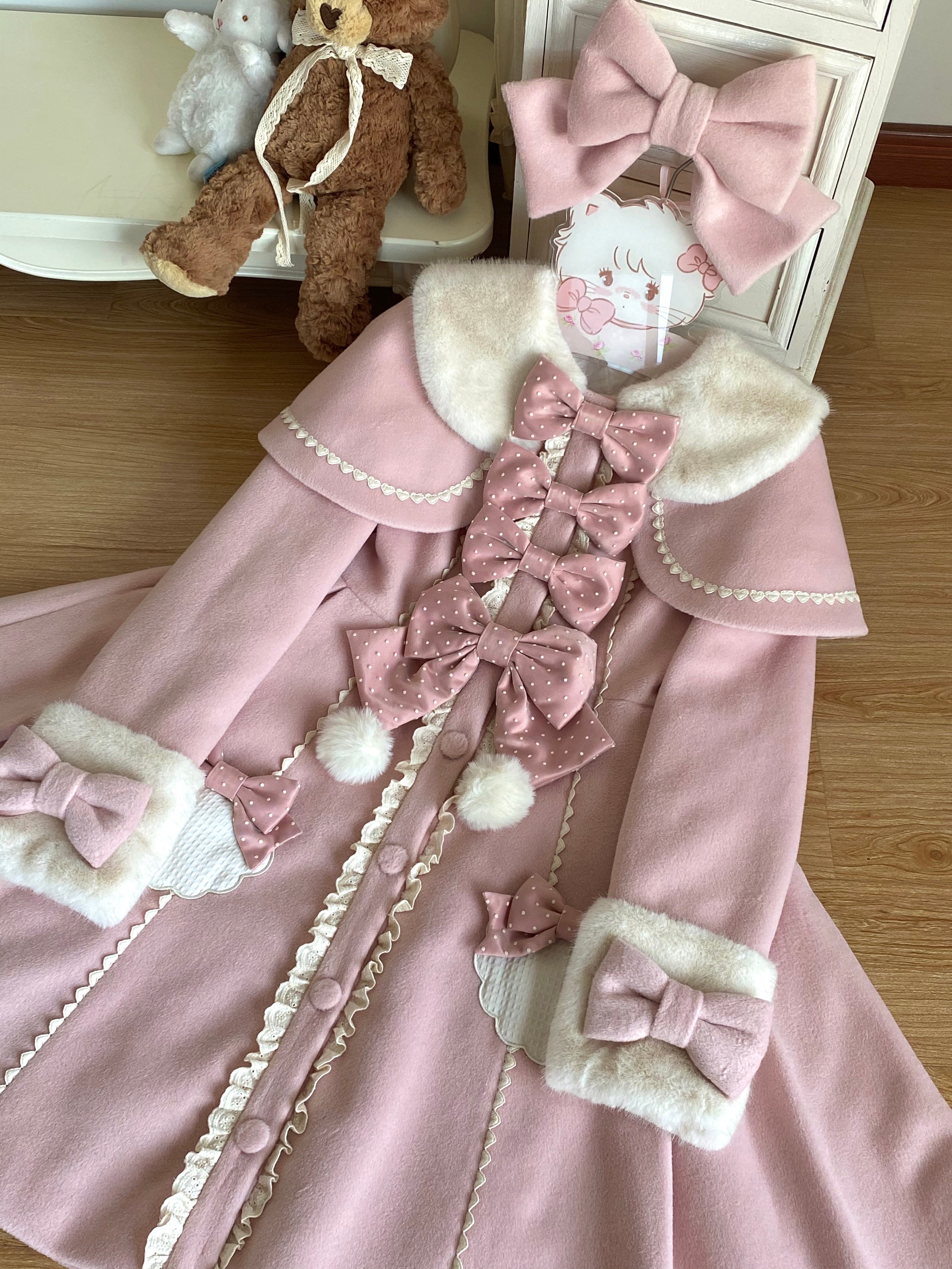 受注予約~11/9】Cookies ケープリボンコート【櫻姫】 – Epetice