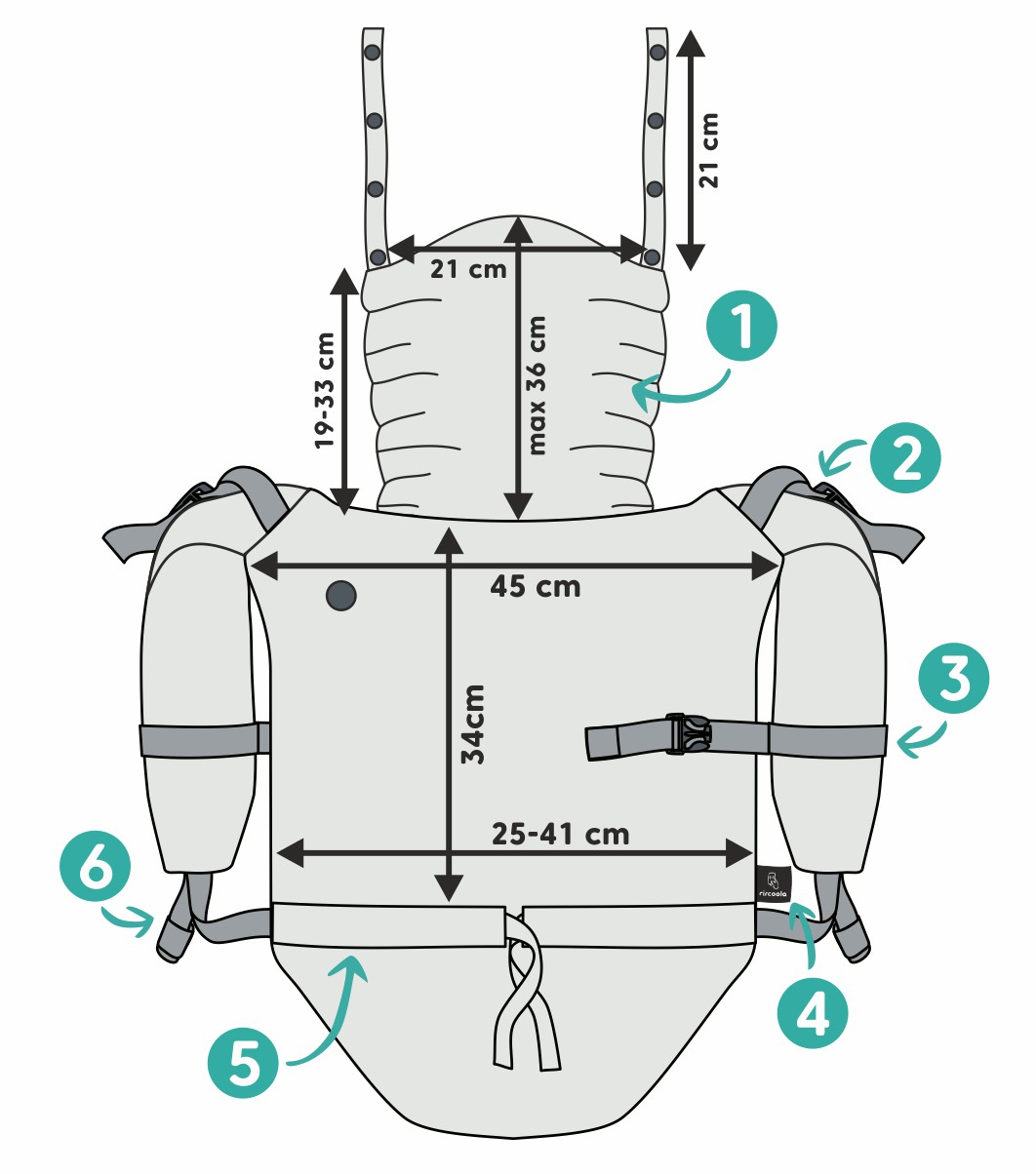 Lenny Buckle Onbuhimo PRO baby carrier, standard size, jacquard