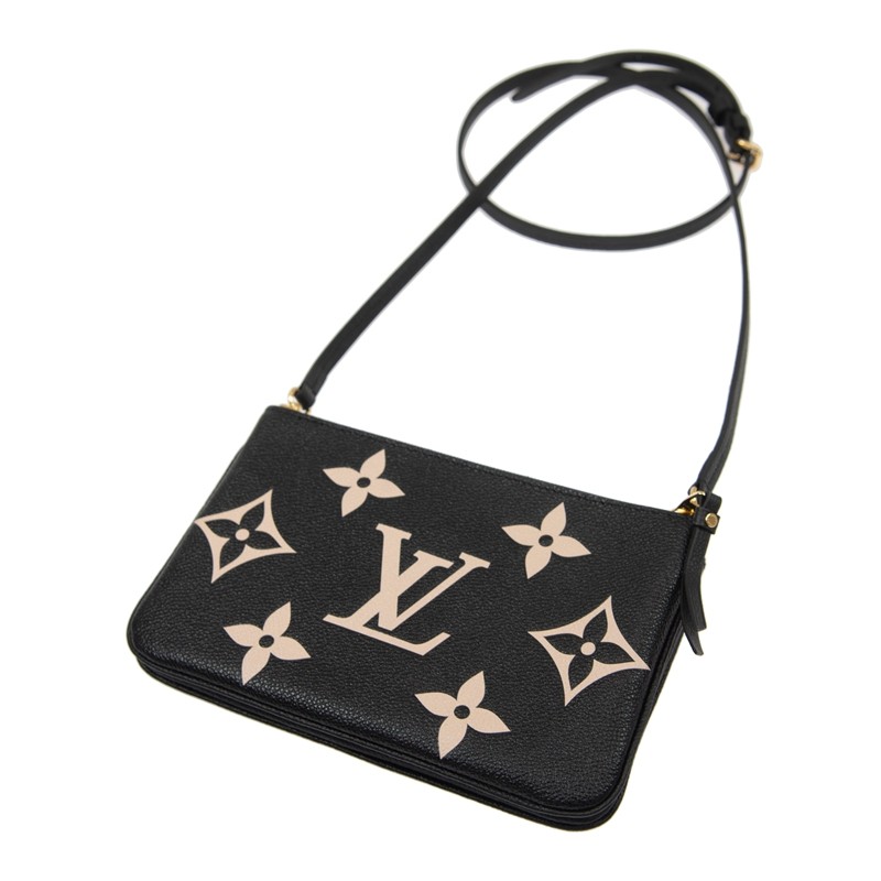 NEW LOUIS VUITTON HANDBAGS DOUBLE ZIP M80787 SHOULDER BAG