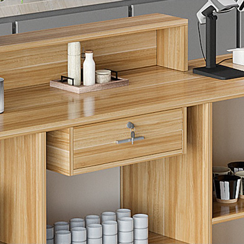 ErgoPro｜レジカウンター おしゃれ ナチュラル キーロック備え