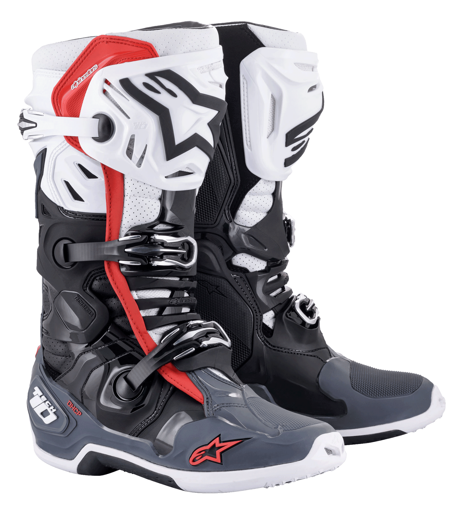 Tech 10 Supervented - Black MX Boots | Alpinestars®