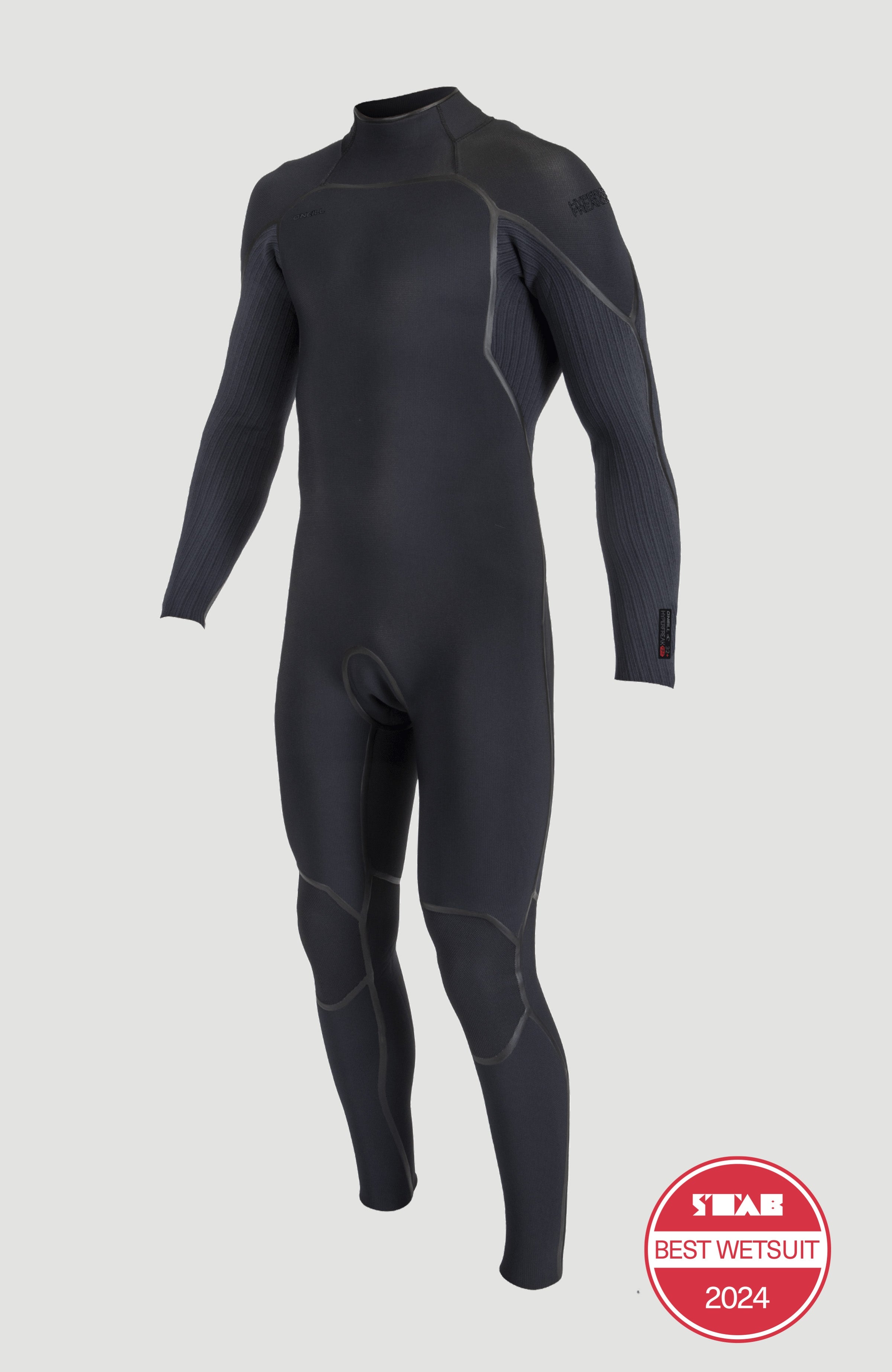 Hyperfreak Fire 3/2mm+ Back Zip Full Wetsuit | BLACK/BLACK – O'Neill