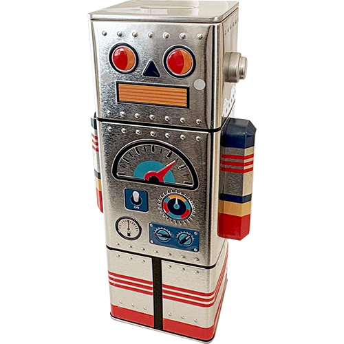 ロボット缶(シルバー) | 株式会社エウレカ