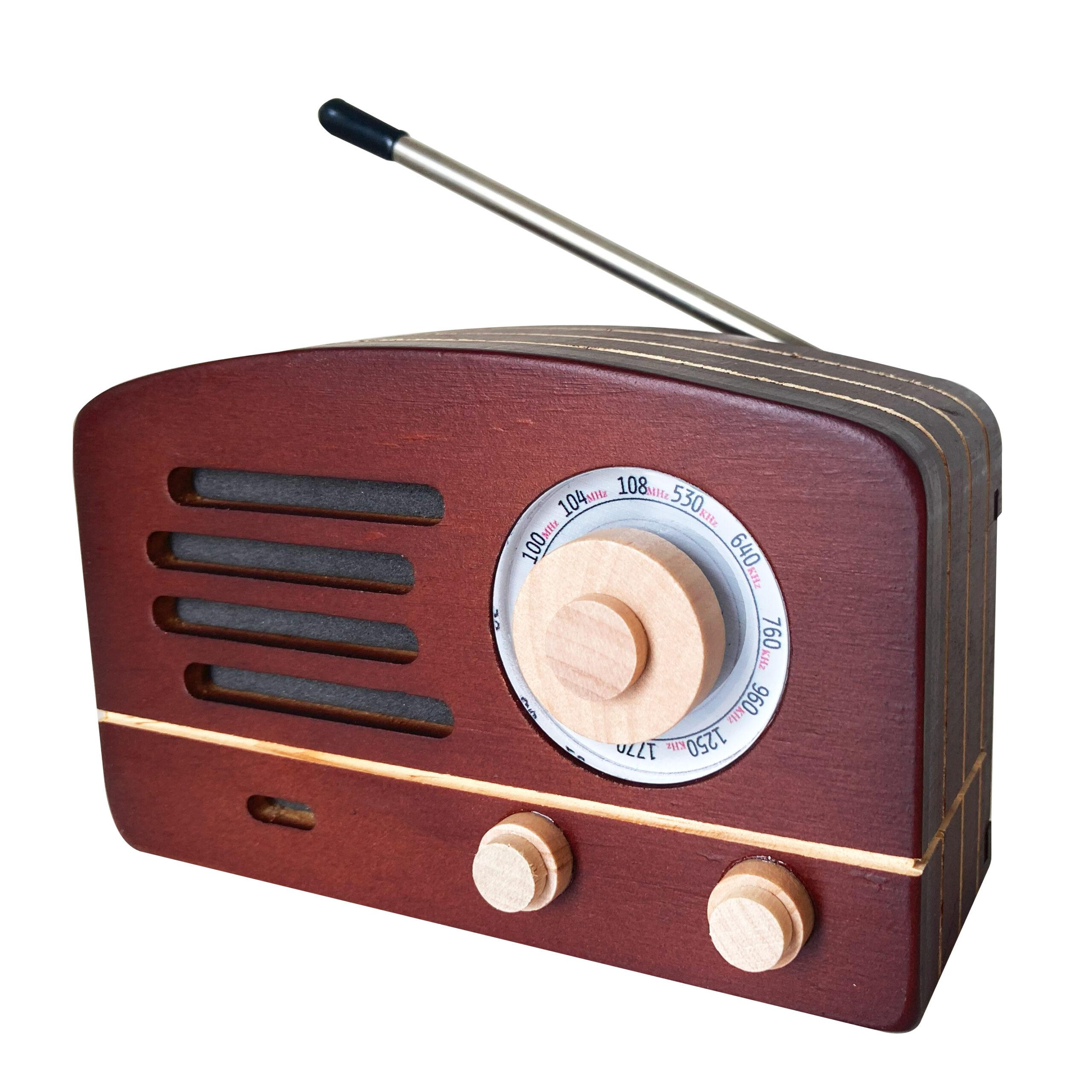 EC限定・お菓子なし※ラジオ木箱 （ダークブラウン） | 株式会社エウレカ