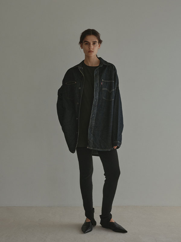 クルーネックオーバーサイズプルオーバー(F OFF WHITE): トップス