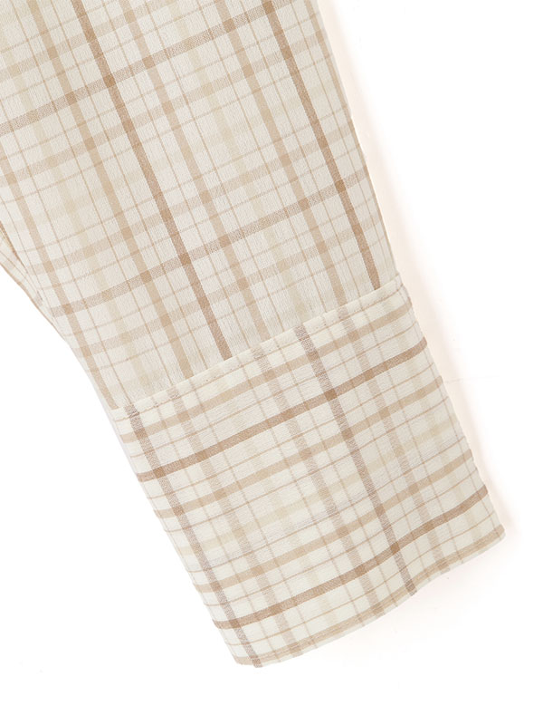 オリジナルマルチチェックシャツ(F BEIGE): トップス │ ETRE TOKYO