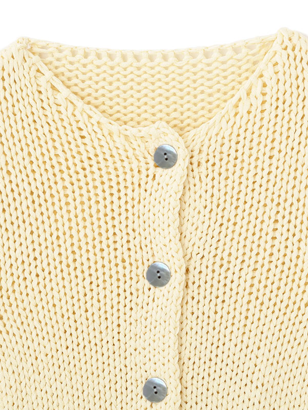 リリヤーンハンドニットカーディガン(F WHITE): トップス │ ETRE