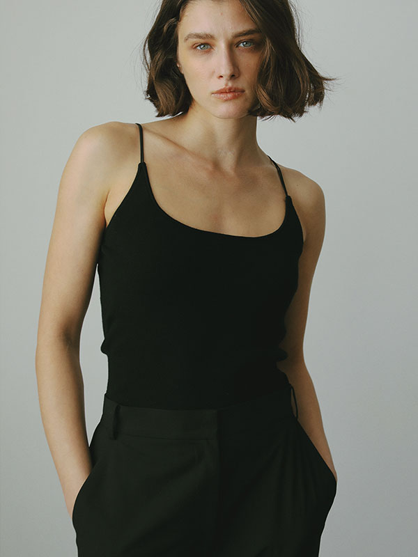 DEPENDRE Wストラップニットキャミ(F WHITE): トップス │ ETRE TOKYO