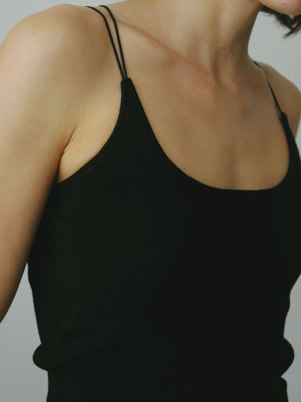 DEPENDRE Wストラップニットキャミ(F WHITE): トップス │ ETRE TOKYO