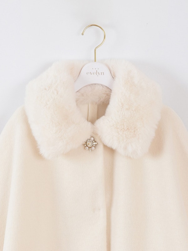 ビジューポンチョコート｜evelyn（エブリン）公式通販サイト