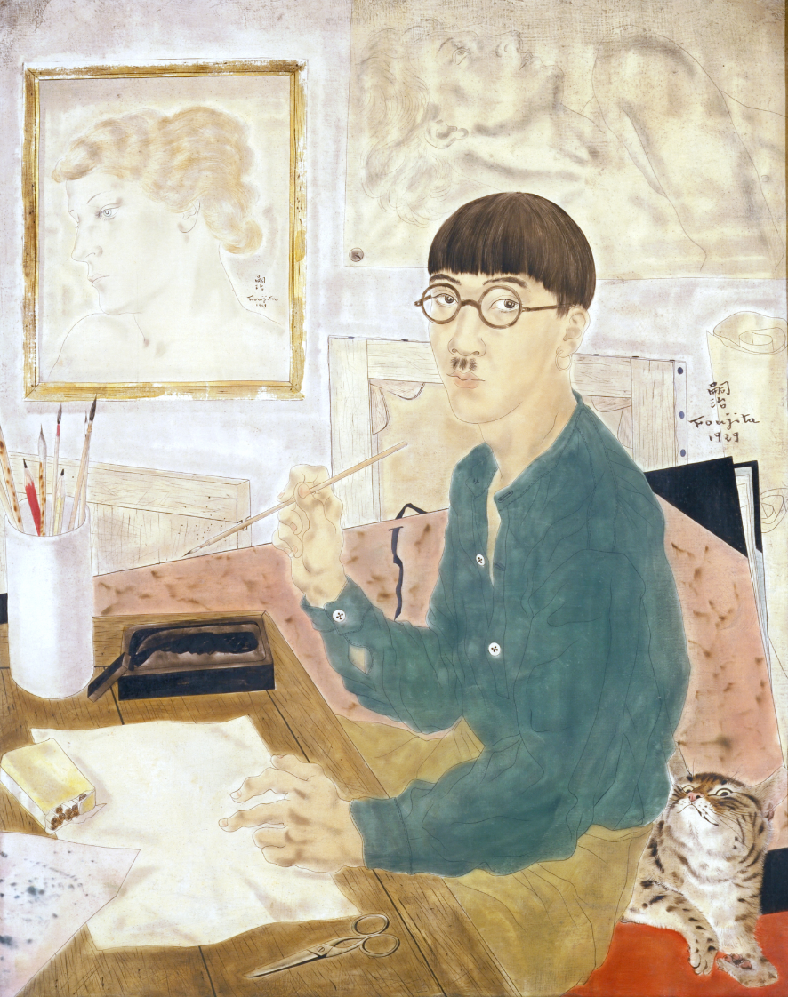 藤田嗣治 絵画と写真