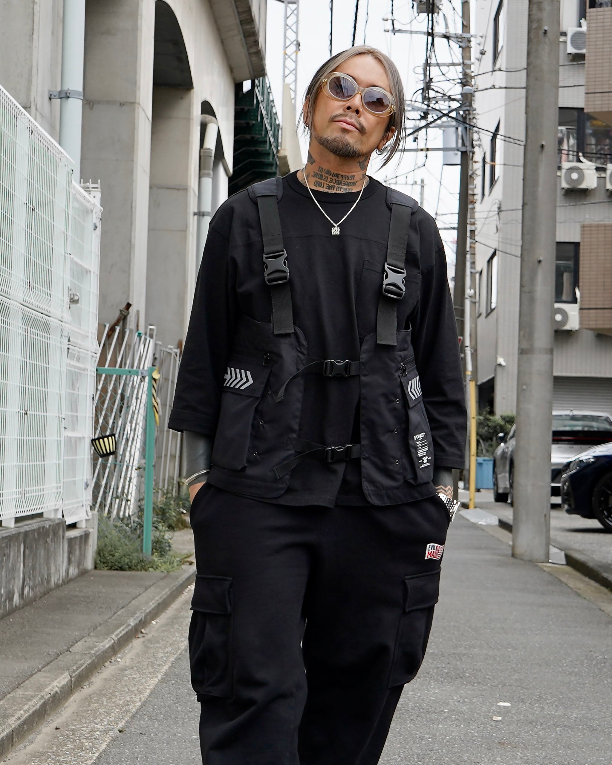 EVILACT TACTICAL VEST black | EVILACT (イーブルアクト）Official