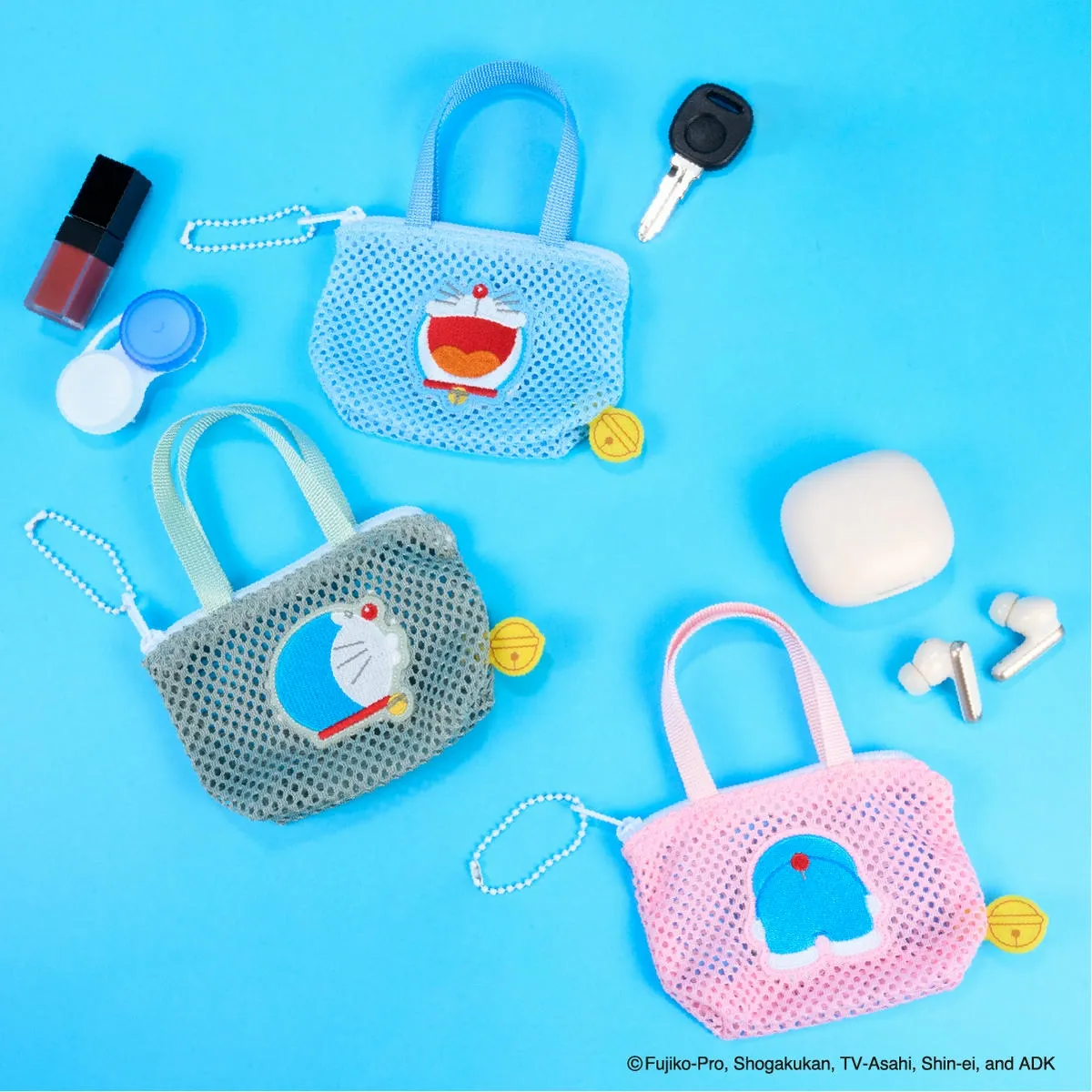 アイアップ公式通販】ドラえもん メッシュ ミニチュアバッグボール