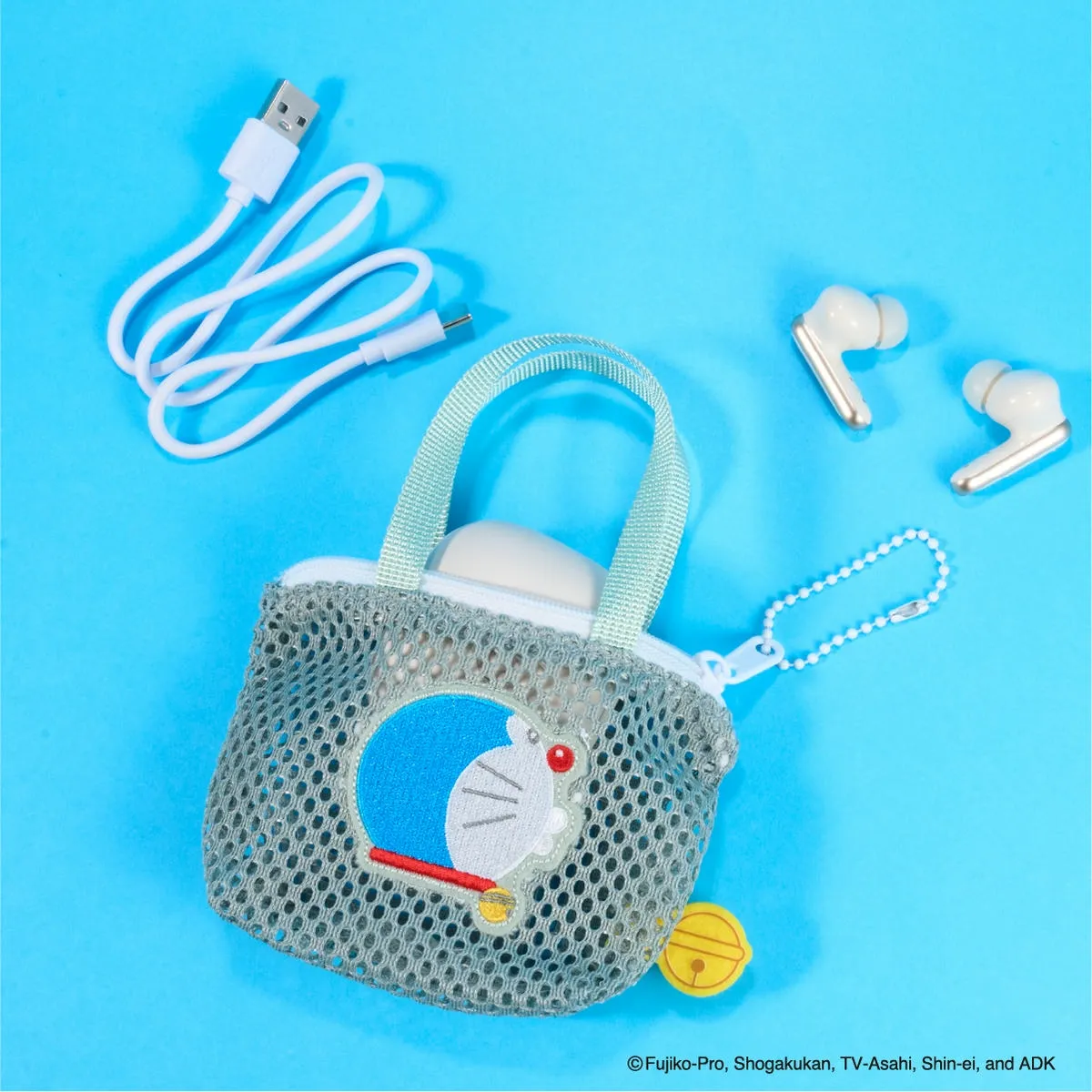 アイアップ公式通販】ドラえもん メッシュ ミニチュアバッグボール