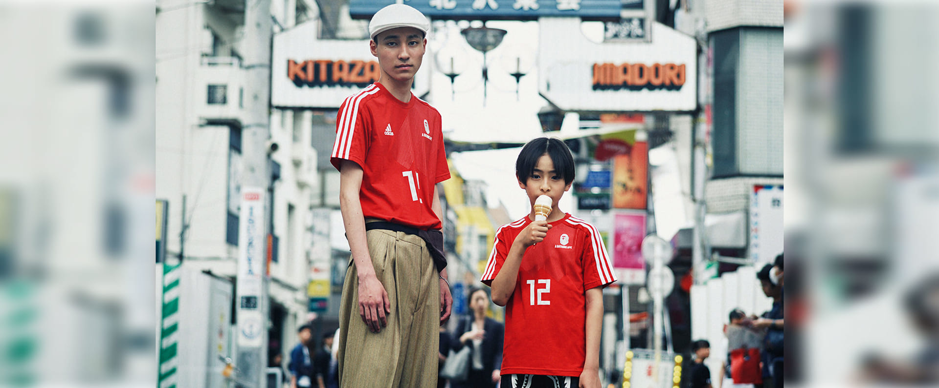 adidas 勝色 Collection -adidas for A BATHING APE® ビジュアル 東京