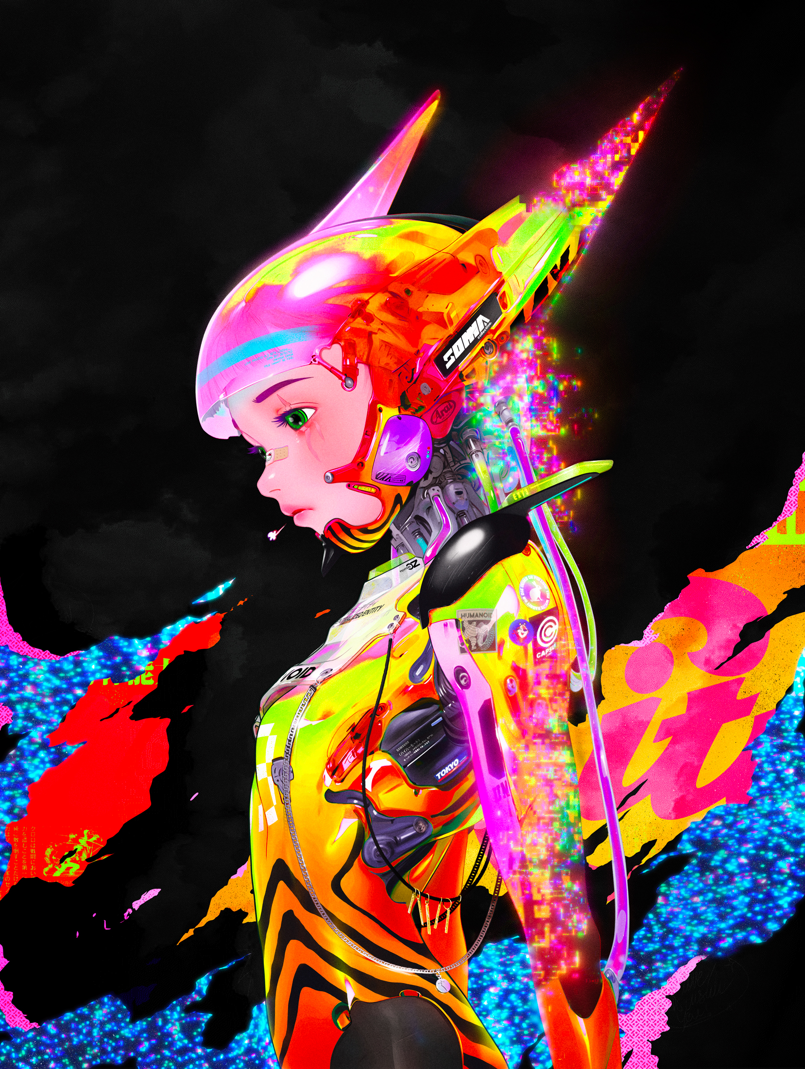 フランスの気鋭アーティストPolygon1993の個展「Panzer Perfume」が