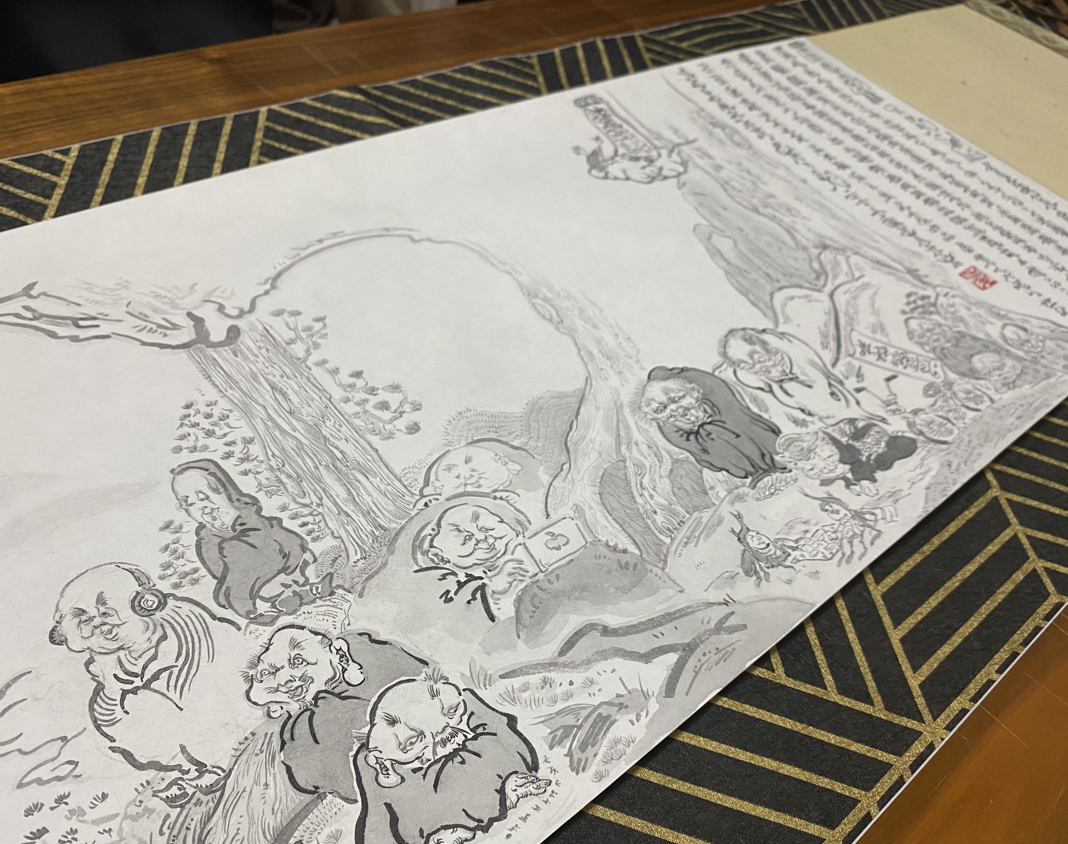 RYO OGATAが個展「NIRVANA」を開催。仏教絵画に描かれる物語に着想