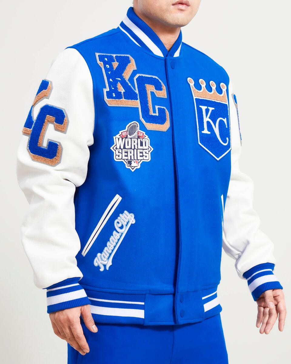 Royal Blue Kansas City Royals Pro Standard Mashup Wool Varsity