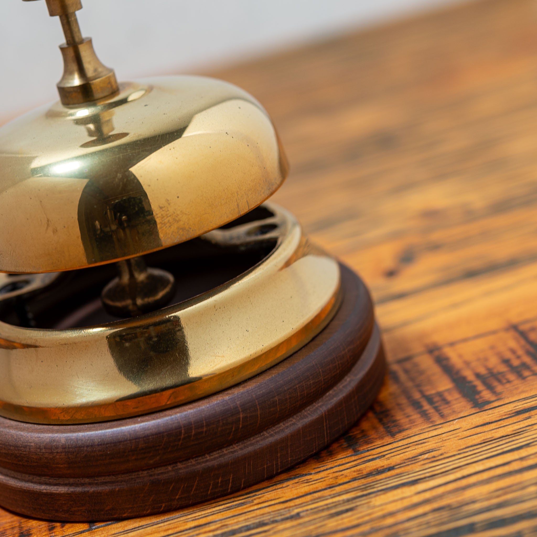 イタリア製 真鍮 ブラス フロントベル 卓上ベル - エステルノ・となり