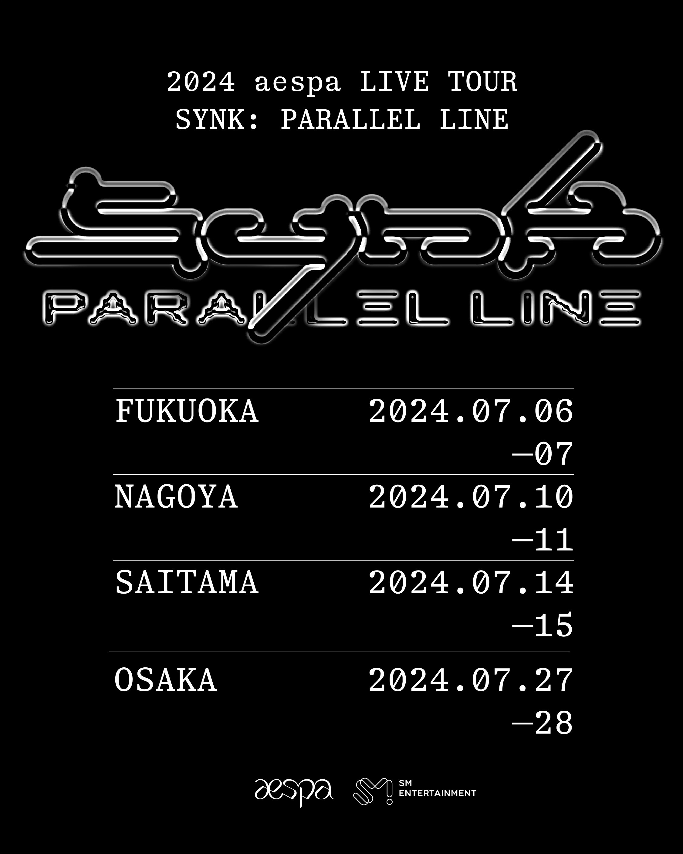 2024 aespa LIVE TOUR - SYNK : Parallel Line - in JAPAN』「SMTOWN