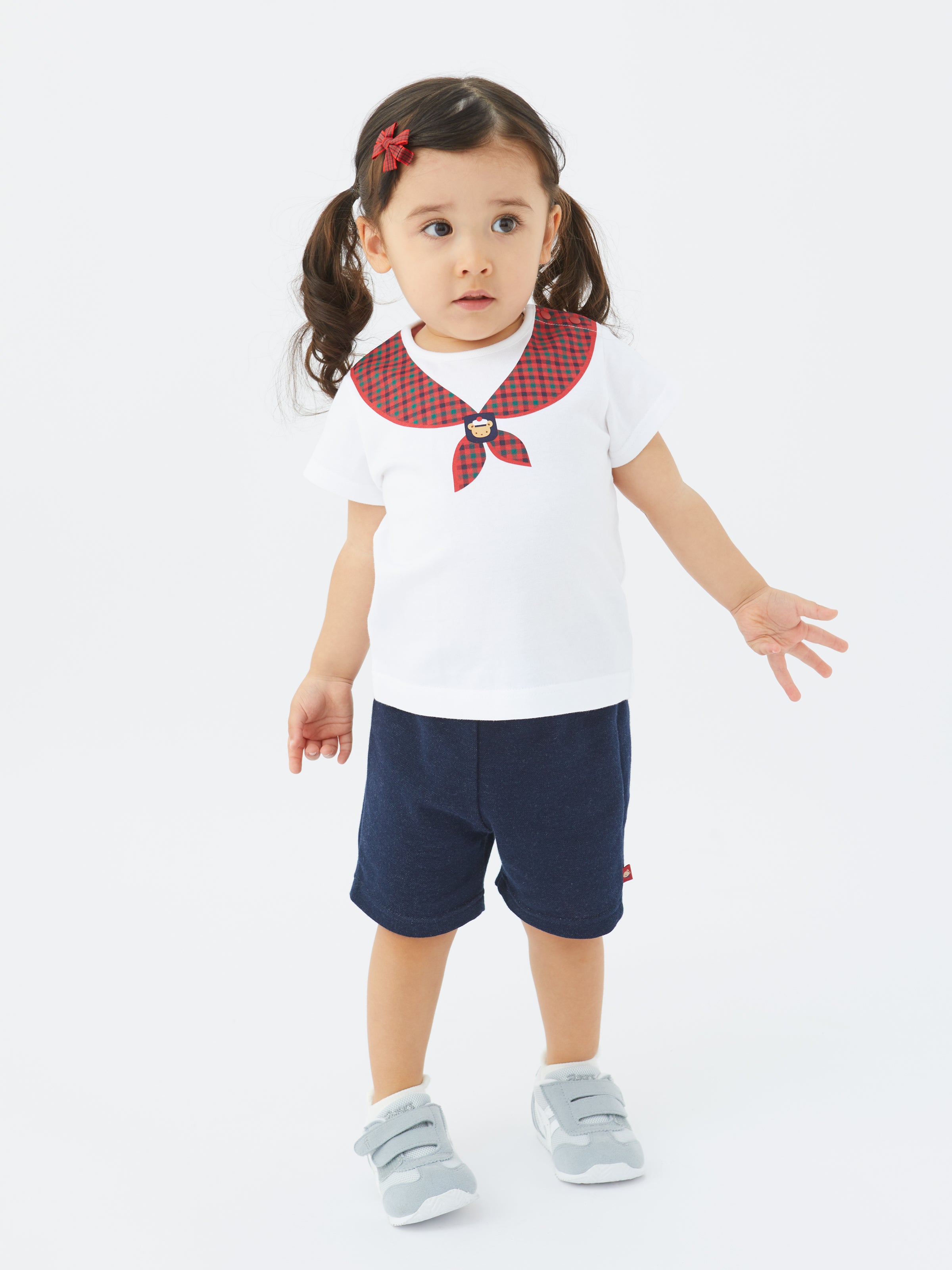 セーラーTシャツと4分丈パンツのセット｜ファミリア公式オンライン