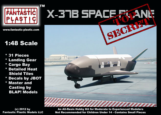 Boeing X-37B 1:48 Resin Model Kit by Fantastic Plastic
