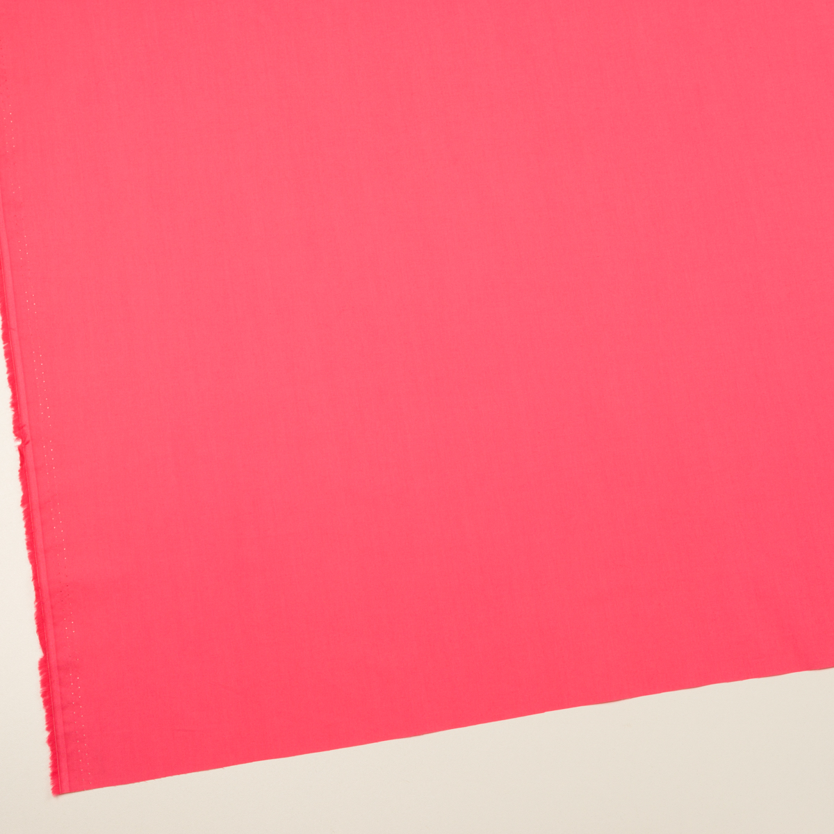 コットン×無地(コーラルレッド)×ローン_全8色 | fab-fabric sewing