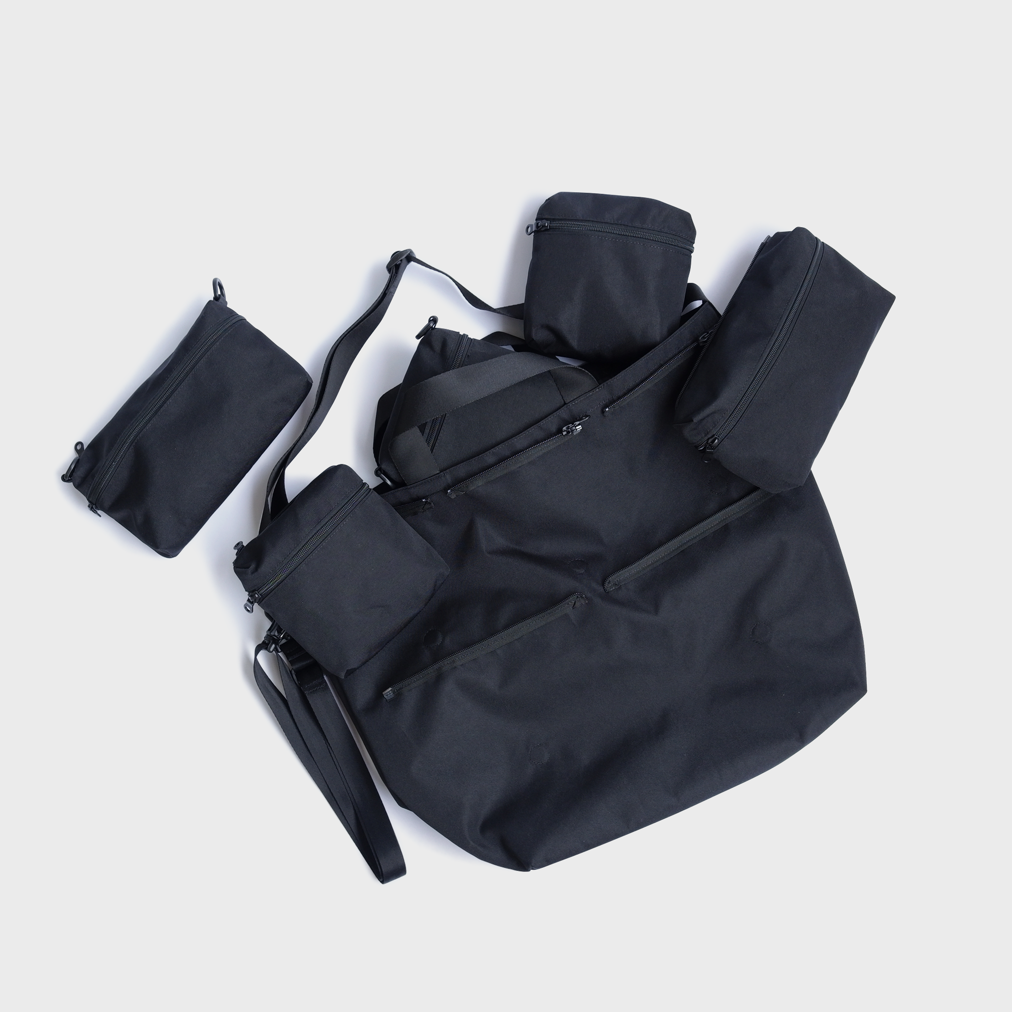 FADEN｜カオスグリッドショルダーバッグ 「006_Greenwood」