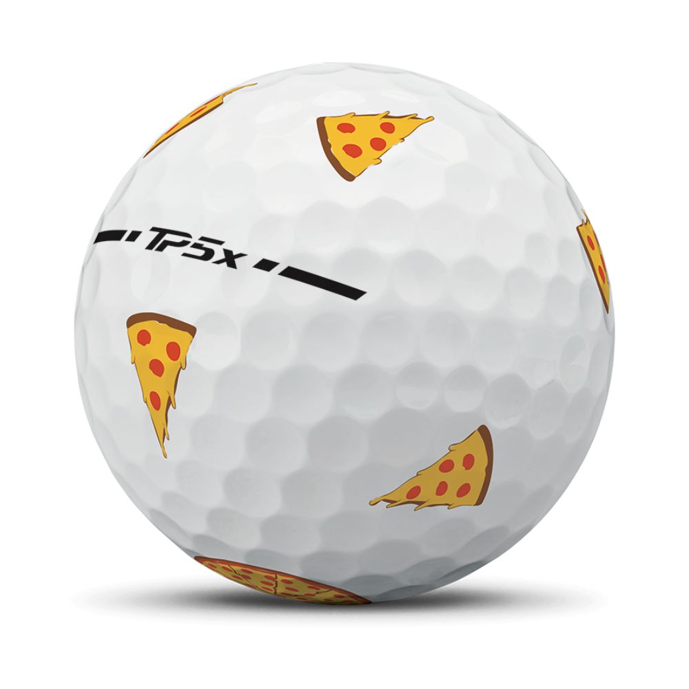 TaylorMade Pizza Party TP5x Pix Golf Balls | Fairway Jockey - Balls
