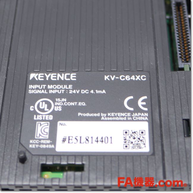 FA機器ドットコム / KV-C64XC 拡張入力ユニット DC入力64点 MIL